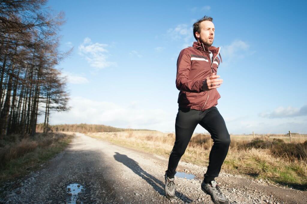 Man running, jogging