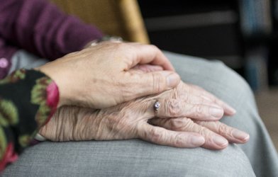 Senior, elderly hands, dementia, Alzheimer's