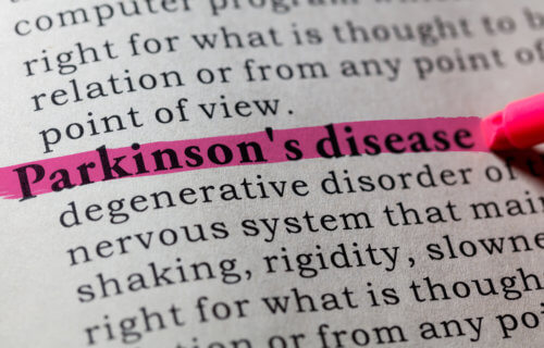 Parkinson's disease in dictionary