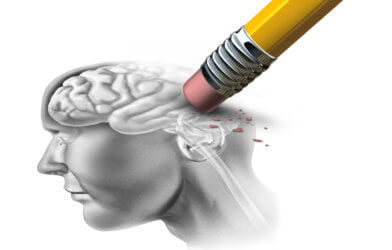Concept Of Losing Brain Function, Memory, Dementia, Alzheimer's Disease